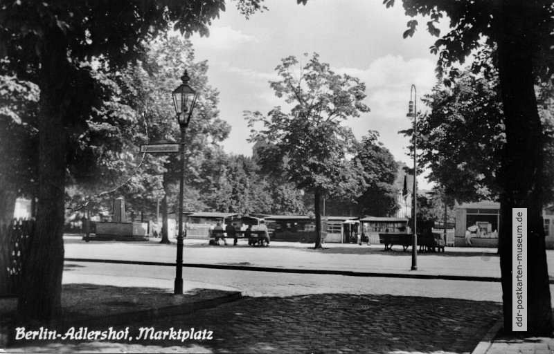 Marktplatz von Adlershof - 1958