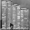 Hochhäuser am Lenin-Platz und Lenin-Denkmal - 1971