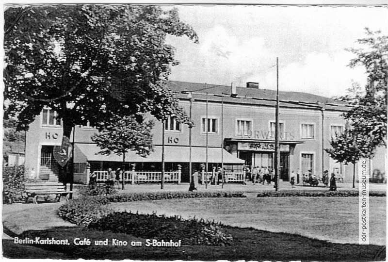 Cafe und Kino "Vorwärts" am S-Bahnhof - 1959