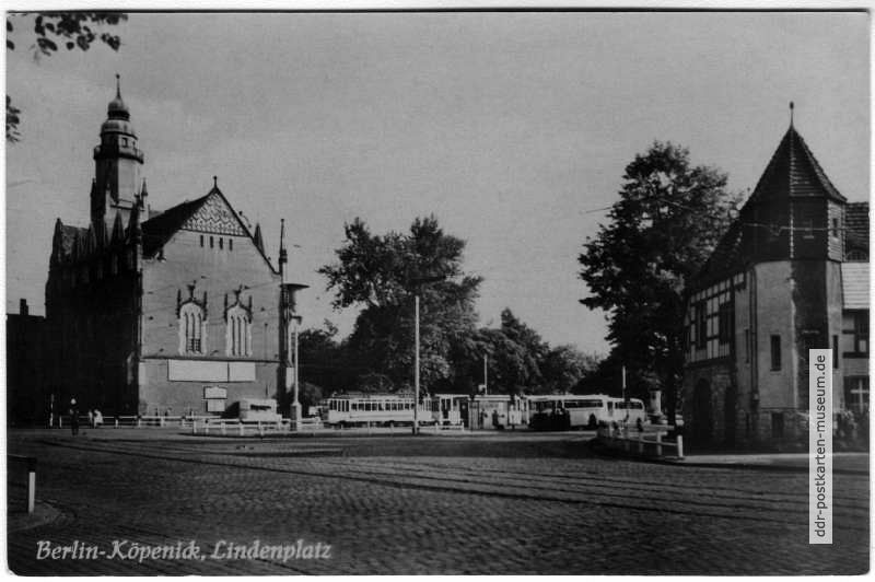 Lindenplatz mit Hegel-Schule - 1955