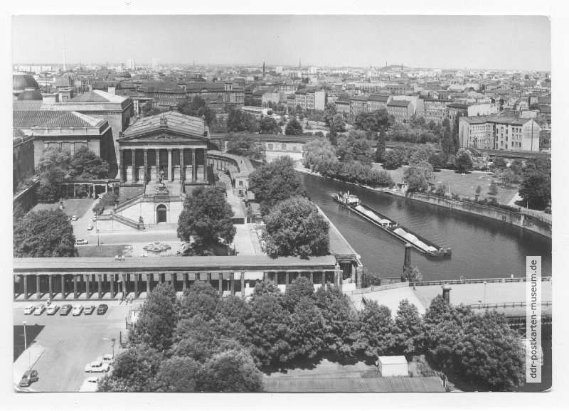 Museumsinsel, Blick zur National-Galerie - 1979