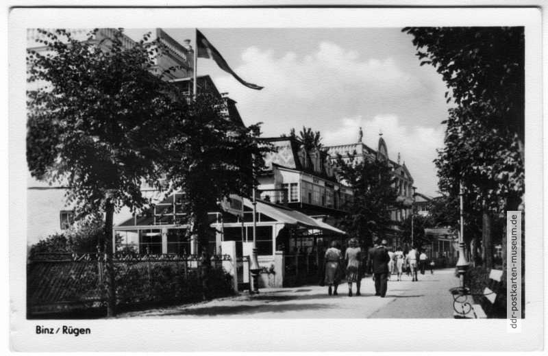 Seestraße in Binz - 1953