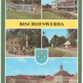 Freibad, Poliklinik, Postmeilensäule, Tierpark, Rathaus am Markt - 1986