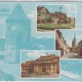 Erste farbige DDR-Ansichtskarte von Burg bei Magdeburg - 1962