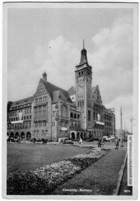 Chemnitzer Rathaus - 1952