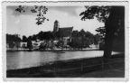 Schloßteich mit Schloßkirche - 1950