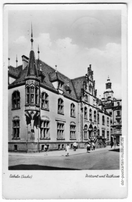 Postamt und Rathaus - 1954 / 1956