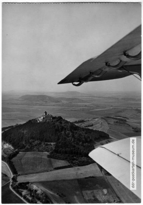 Flug über die Wachsenburg bei Arnstadt - 1973
