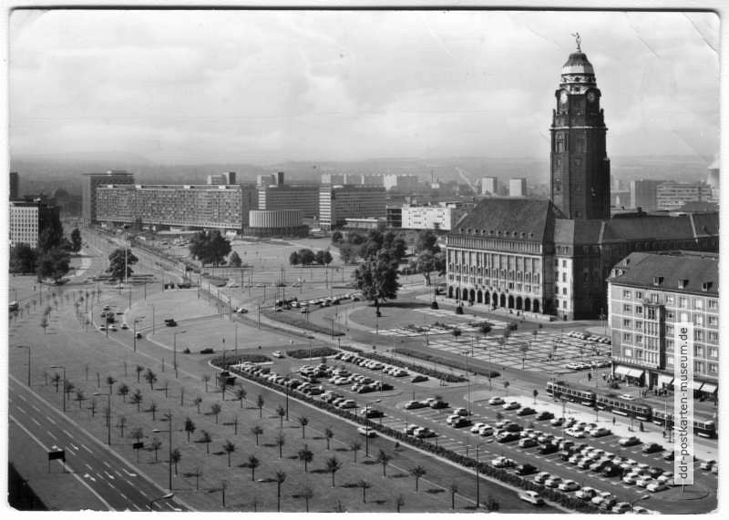 Blick zum Rathaus - 1976