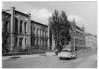 Eisenbahnstraße, Oberschule und Postamt - 1966