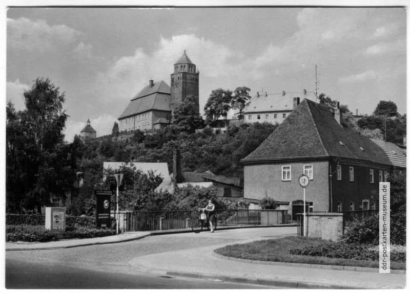 Blick zur Sorbenburg (Schloß) - 1975