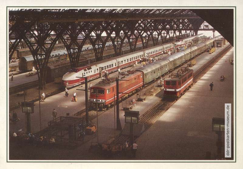 "Karlex" im Hauptbahnhof von Leipzig - 1990