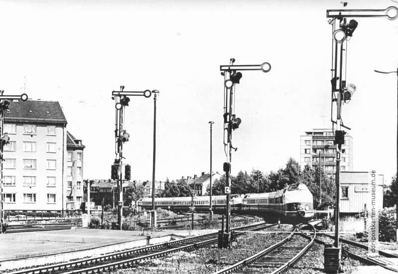 "Karlex" in Plauen, Oberer Bahnhof - 1982