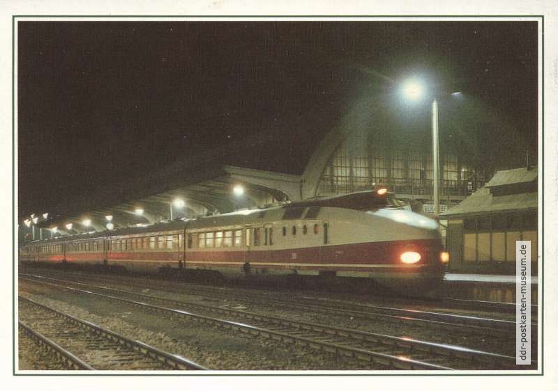 "Karola" im Hauptbahnhof von Gera - 1986