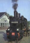 Dampflokomotive 994632-8 "Rasender Roland" im Bahnhof Binz Ost - 1985