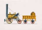 Lokomotive "Rocket" von Stephenson 1829