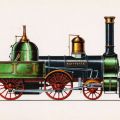 Personenzug-Lokomotive "Rotterdam" von Borsig, gebaut 1856