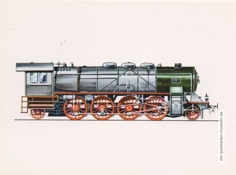 Personenzug-Lokomotive "P 10" der Baureihe 39 von Borsig 1922