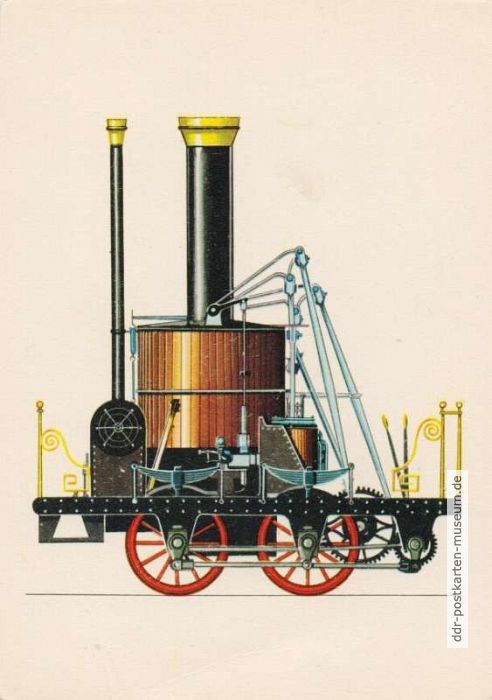 Lokomotive der Baltimore-Ohio-Railways von 1835