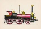Lokomotive "Gutenberg" der Taunusbahn von 1862