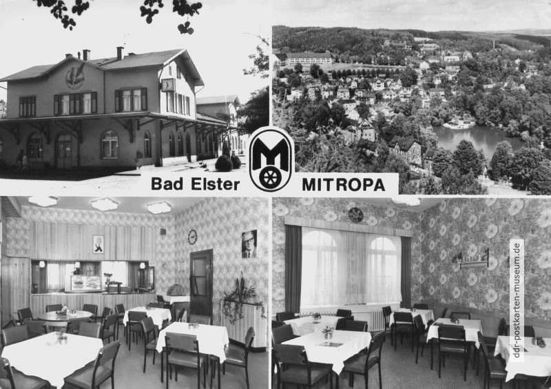 Mitropa-Bahnhofsgaststätte in Bad Elster - 1980