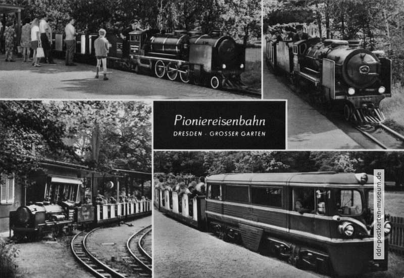 Pioniereisenbahn Dresden im Großen Garten - 1972