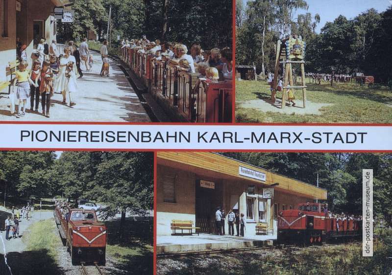 Pioniereisenbahn Karl-Marx-Stadt - 1987