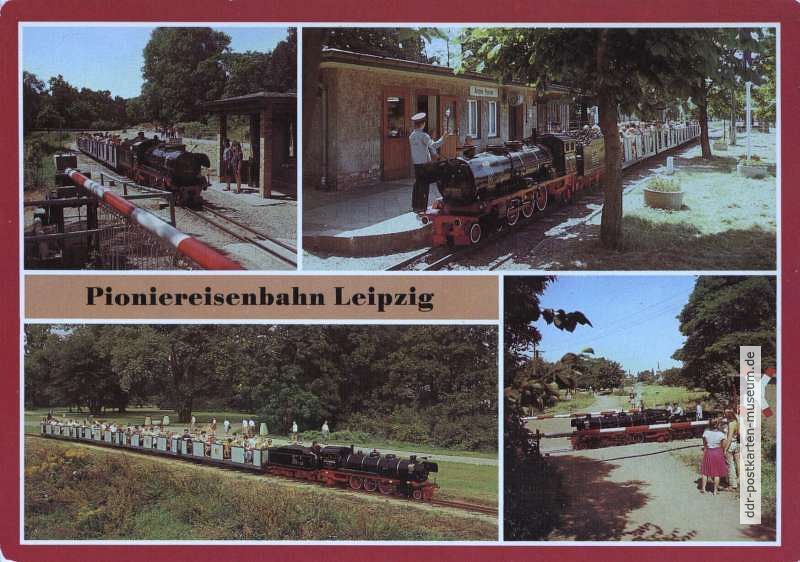 Pioniereisenbahn Leipzig, Bahnhof "Junger Pionier - 1986