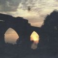 Viadukt im Erzgebirge, Abendstimmung - 1985