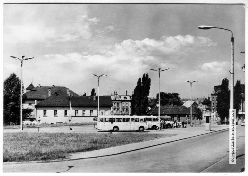 Busbahnhof am Platz der Republik - 1971
