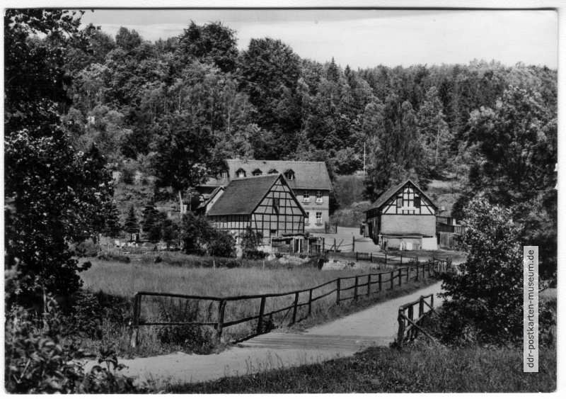 Waldgasthaus "Walkmühle" im Mühltal - 1960