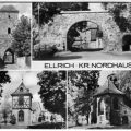 Stadttor, Torbogen am Kindergarten, Glockenturm, Frauenbergkirche - 1967