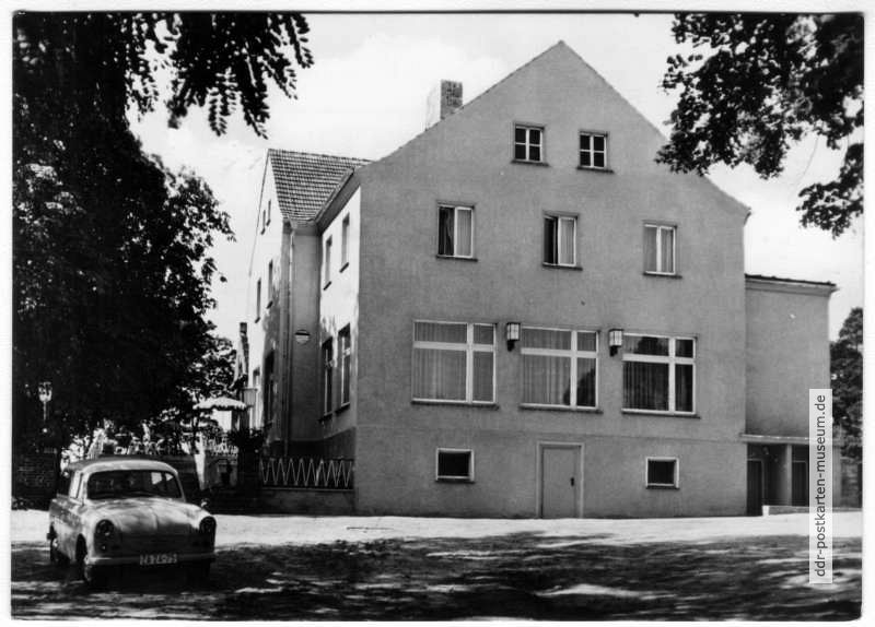 Konsum-Gaststätte "Winterberg" in Elsterwerda-Biehla - 1965