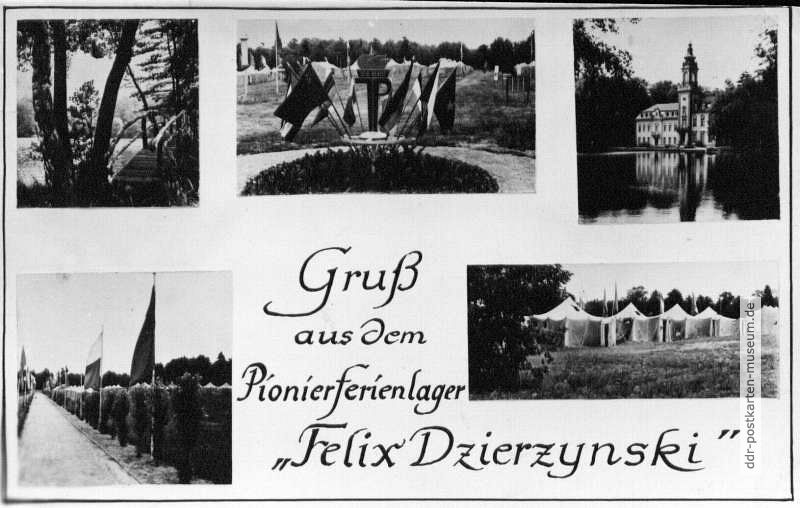 Gruß aus dem Pionierferienlager "Feliks Dzierzynski" - 1962