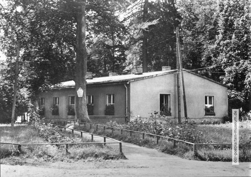 Zentrales Pionierlager "Hans Kahle" in Cramon, Sanitätsgebäude - 1967