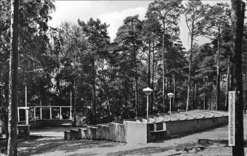 Freilichtbühne im Pionierlager "M.I. Kalinin" am Frauensee - 1965