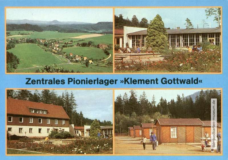 Zentrales Pionierlager "Klement Gottwald" in Papstdorf (Sächsische Schweiz) - 1984