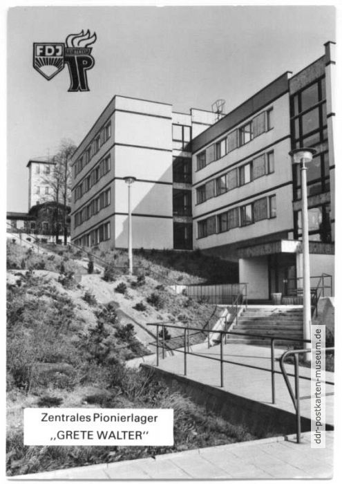Wohnhaus vom Zentralen Pionierlager "Grete Walter" in Sebnitz - 1987