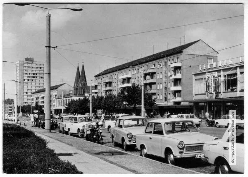 Karl-Marx-Straße, PKW Trabant - 1973