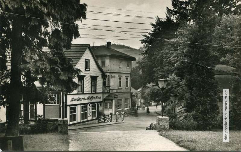 Koditorei & Kaffee Hess und Hotel Alfred am Kurpark - 1956