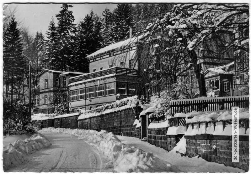 Waldstraße mit Sanatorium "Tannenhof" - 1970