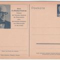 Ganzsache P 52/01 von 1952 - 12 Pfennig Wilhelm Pieck, Motiv:  Prof. Dr. Walther Friedrich, Physiker