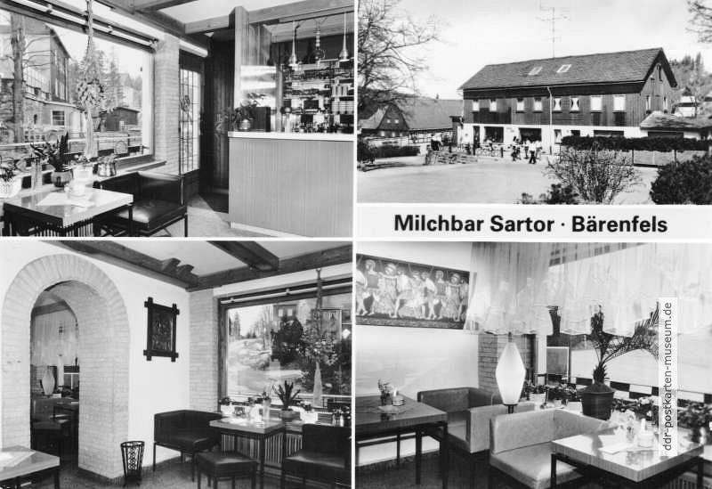 Bärenfels, Milchbar "Sartor" - 1983