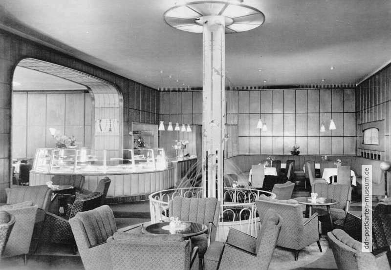 Cottbus, Konzert-Cafe in der HO-Gaststätte "Stadt Cottbus" - 1961