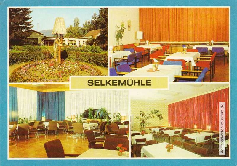 Selkethal, Ferien- und Schulungsheim "Selkemühle" der Deutschen Post Bezirk Halle - 1983
