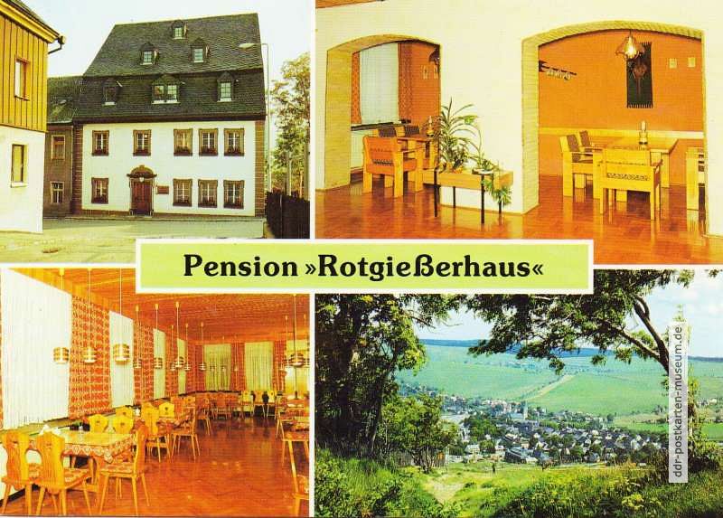 Oberwiesenthal, Gaststätte "Pension Rotgießerhaus"