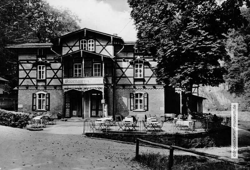 Rabenau (Kreis Freital), HO-Gaststätte "Rabenauer Mühle" - 1962