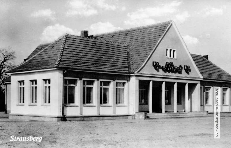 Strausberg, HO-Gaststätte "Nord" - 1957