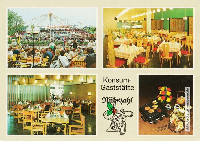 Berlin-Köpenick, Konsum-Gaststätte "Rübezahl" am Müggelsee - 1989