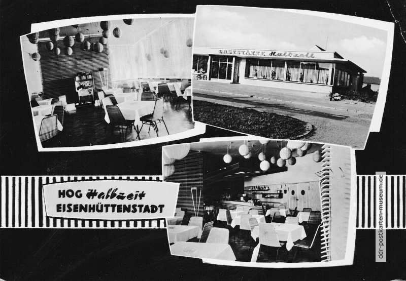 Eisenhüttenstadt, HO-Gaststätte "Halbzeit" - 1964